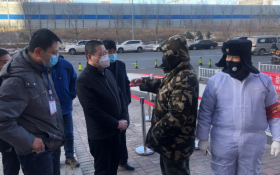 市生态环境局主要负责同志带队检查指导疫情防控工作