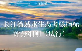 一图读懂《长江流域水生态考核指标评分细则（试行）》